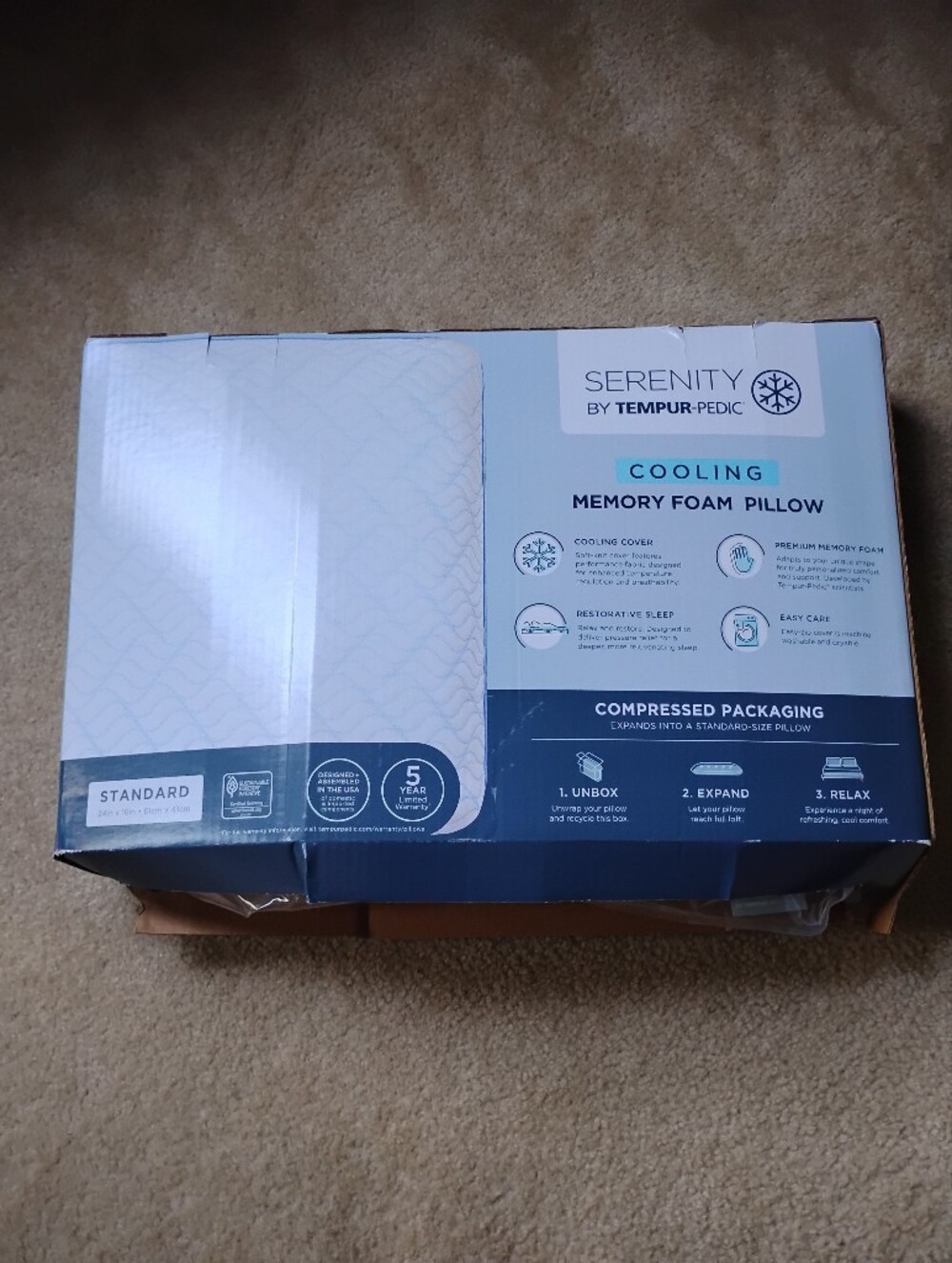 NITB Tempurpedic Memory Foam Pillow